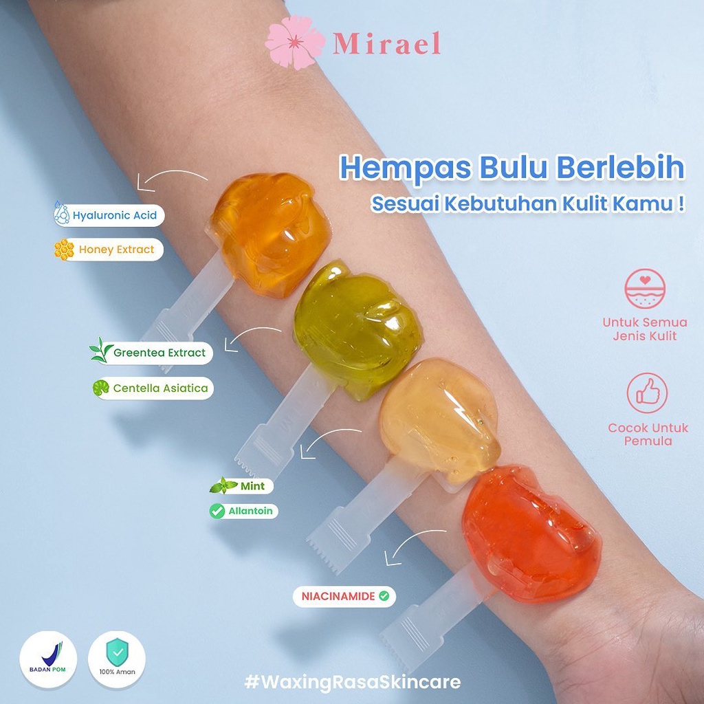 ★ BB ★ MIRAEL Sugar Waxing Kit 210ml | Sugar Wax | Hair Removal Penghilang Bulu | Moisturizing - Brightening - Relaxing - Refreshing - Brown Sugar Milk Tea x Chatime (Limited Edition)