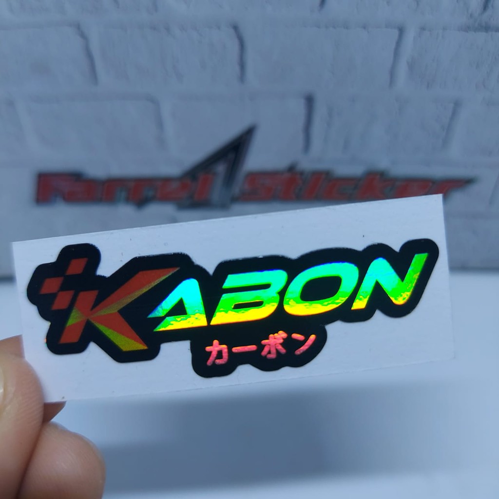 Stiker sticker kabon mini