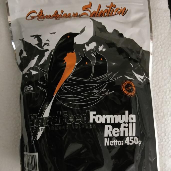 AMS AMERICAN SELECTION HANDFEED 450 pakan loloh lolohan burung murai