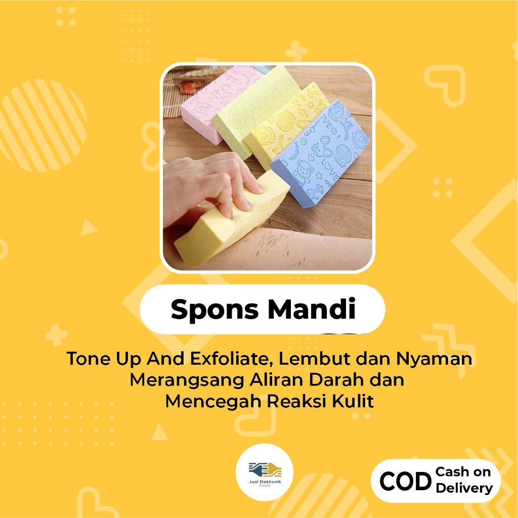 Bath Sponge Spoons Mandi Pengangkat Daki