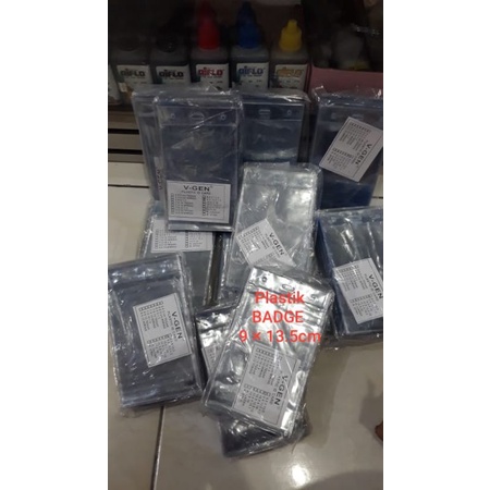 

plastik badge nama tegak 9 x 13,5 cm # TW