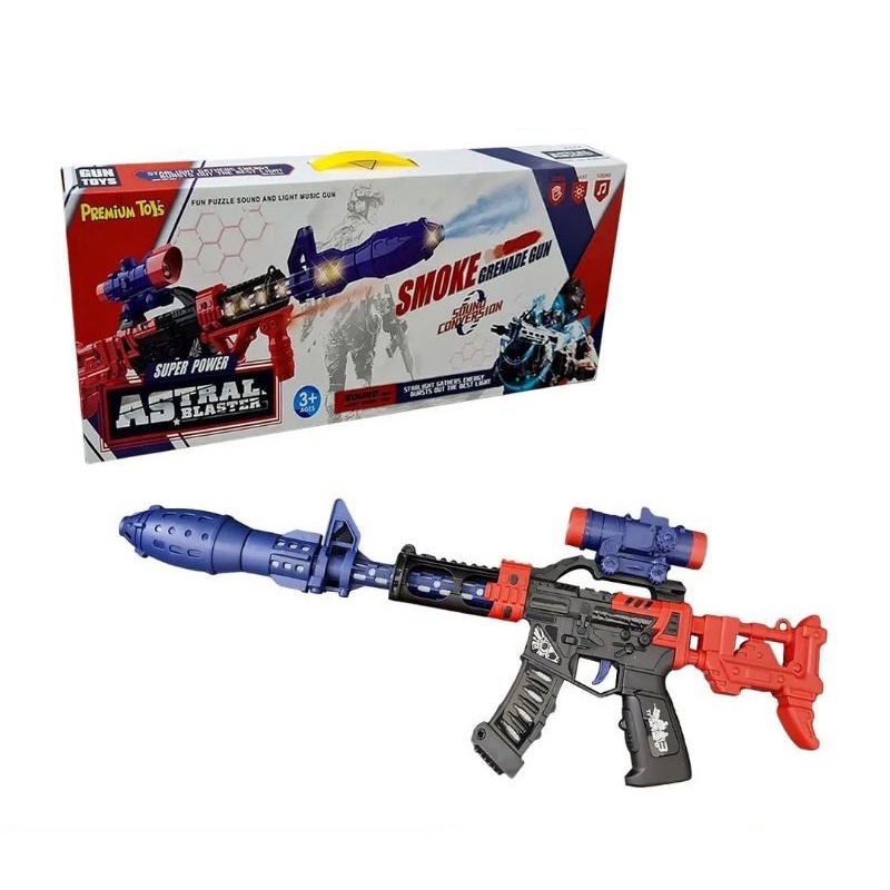 Mainan PISTOL ASTRAL BLESTER Smoke Grenade Gun Pistol Asap Super Power