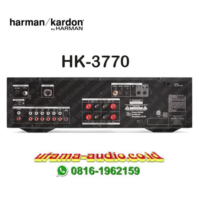 Harman Kardon Hk 3770 Hk3770 Stereo Receiver Networking Bluetooth Hitam Shopee Indonesia