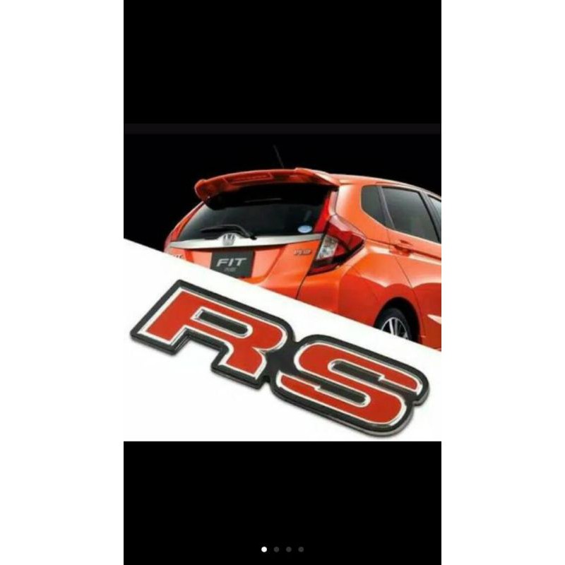 EMBLEM LOGO JAZZ RS LOGO BRIO RS HONDA ORIGINAL HONDA