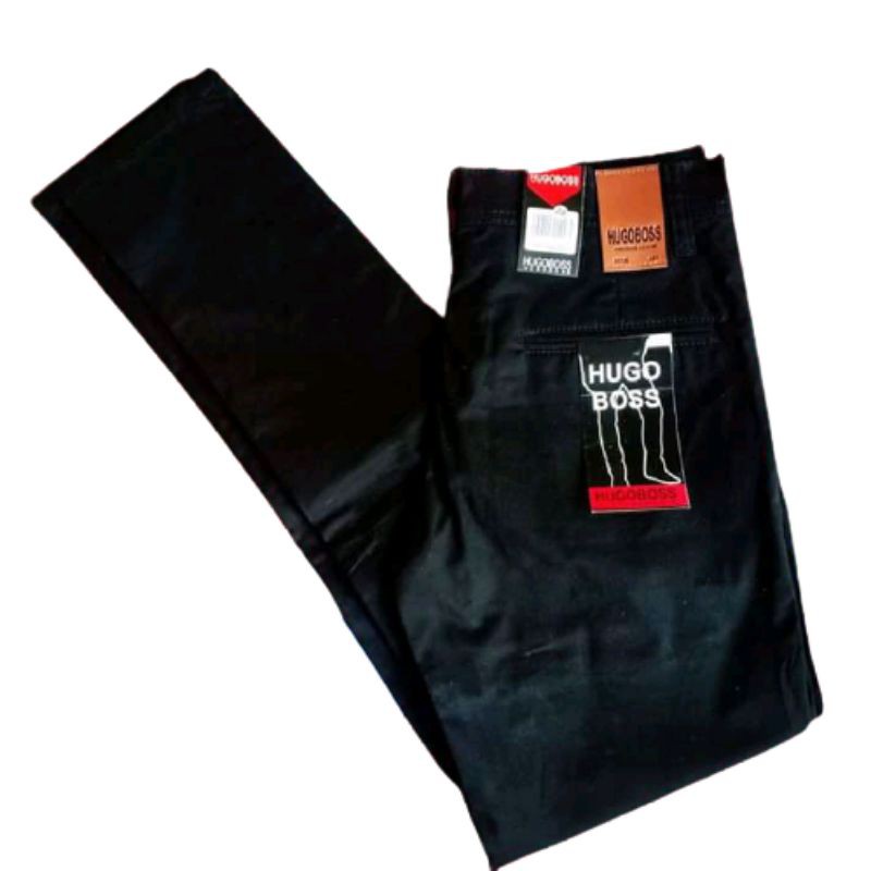 Celana Pria Chino Hugo Boss Slimfit Standar Distro