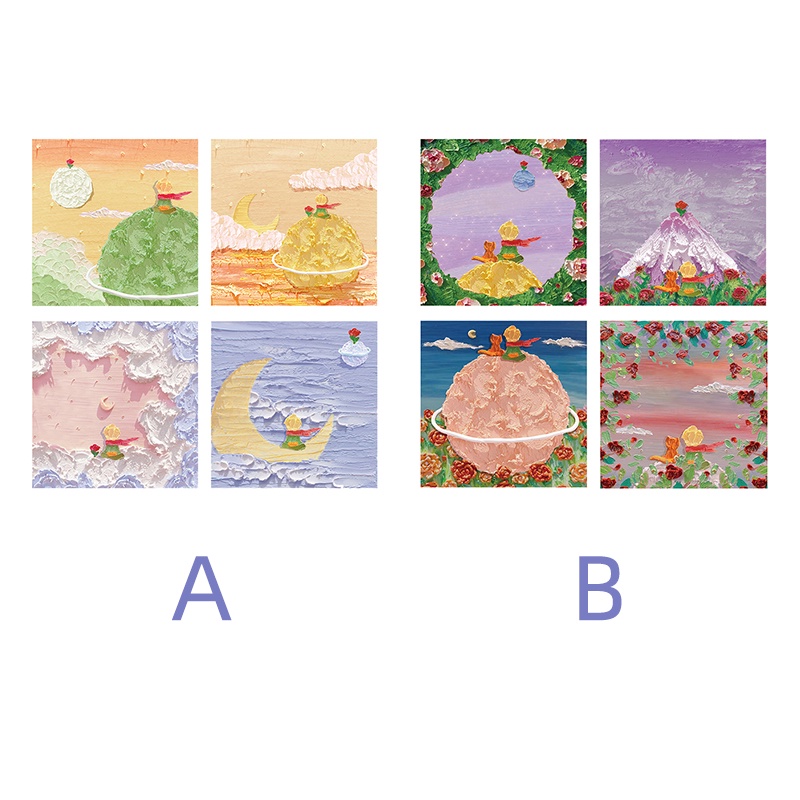 80 Lembar Kertas Memo Sticky Notes Motif Kartun Pangeran Kecil