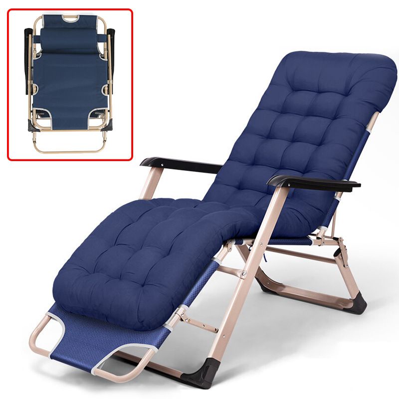 Kursi Malas Kursi Lipat Kursi Santai Kasur Lipat Folding Bed-9908 Navy