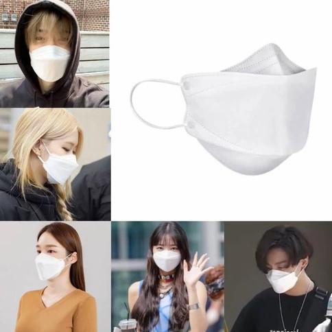 MASKER MULUT KF94 EVO KOREA 4PLY TEBAL DEWASA IMPORT HIGH QUALITY  IDOL K-POP KPOP BTS BT21 COD