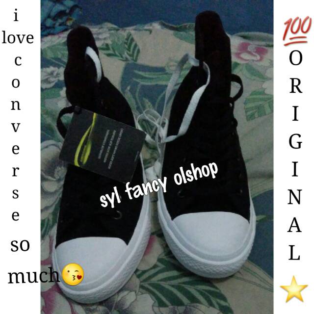 Sepatu CONVERSE ct2 - CONVERSE shoes all star CT II chunk taylor high black lunarion 100% original