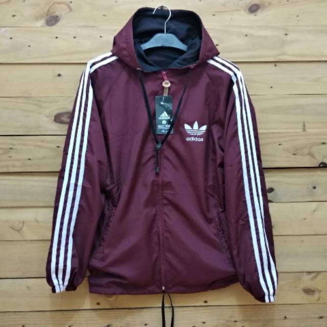 Jaket adidas maroon