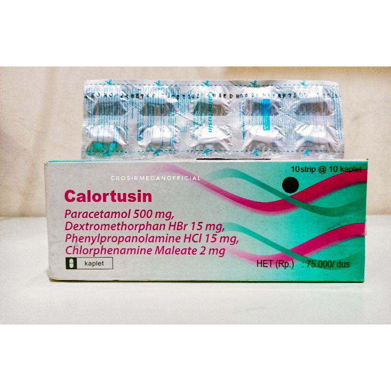 CALORTUSIN KAPLET RAMA - TABLET DEMAM BATUK PILEK FLU