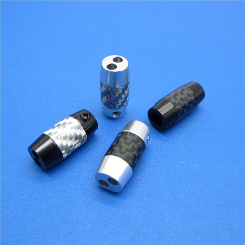 1 PCS Carbon fiber metal DIY earphone Upgrade Splitter Slider