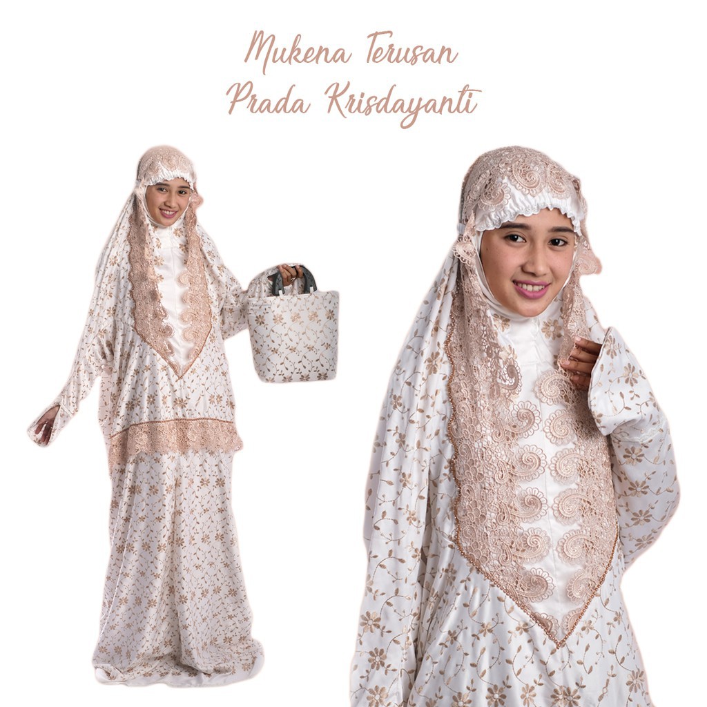 AGEN / GROSIR PUSAT GROSIR MUKENA / MUKENA TERUSAN PRADARISA KRISDAYANTI TERBARU