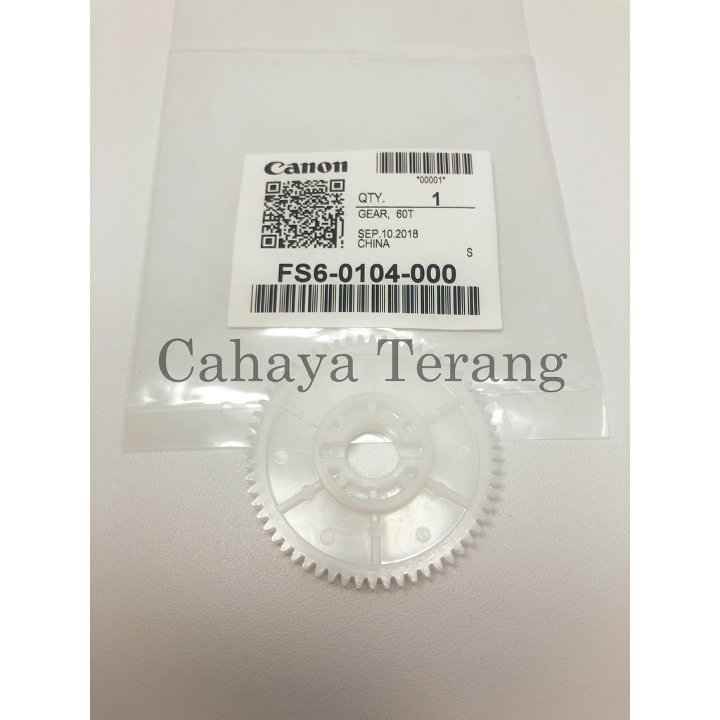 Gear Web 60T Fotocopy Canon IR 6000/6570/5075 FS6-0104-000 Original