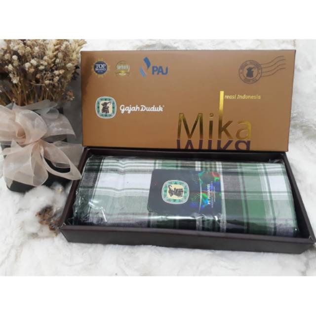 Gajah duduk sarung pria / sarung gajah duduk