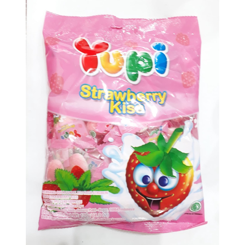 

YUPI STRAWBERRY KISS 120g