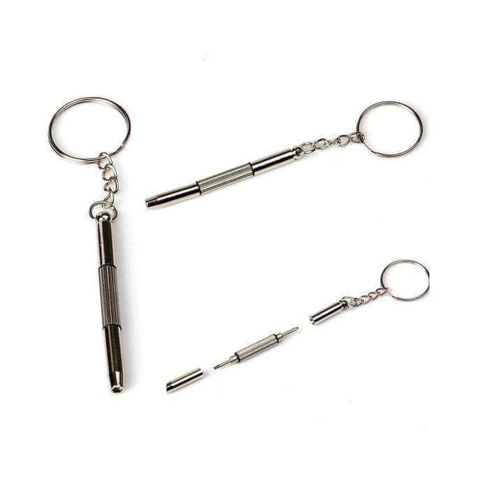 Promo Terbaru!!!Obeng Mini Gantungan Kunci - Mini Screwdriver Keychain 4 in 1 Bisa Untuk souvenir