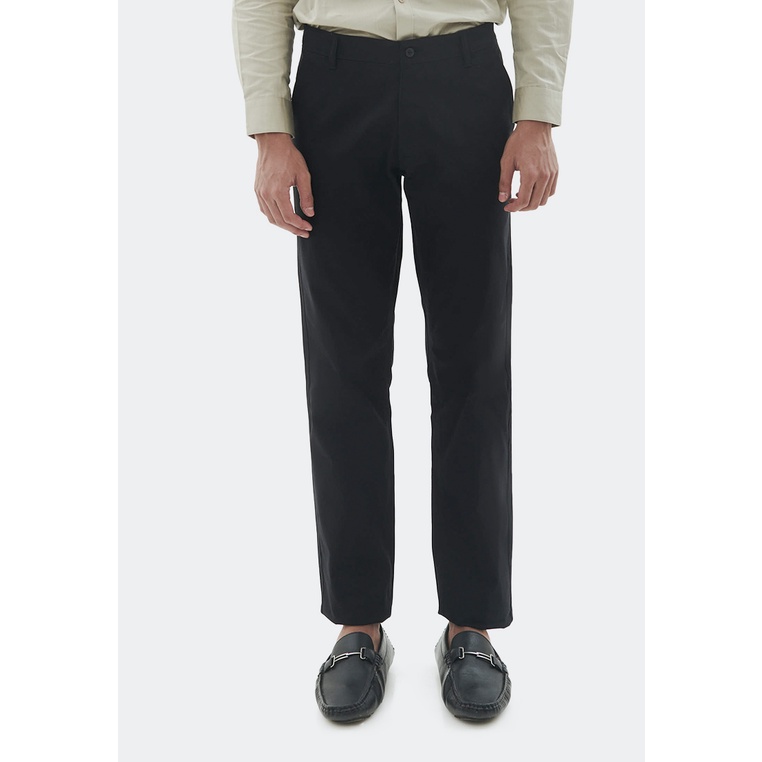 MANZONE celana panjang pria - BRUKE 01 - BLACK