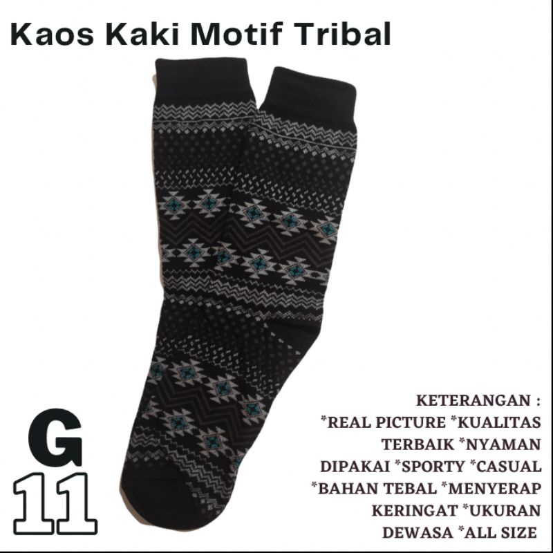 G11 Grosir Kaos Kaki Motif Tribal Skate bisa COD Bandung