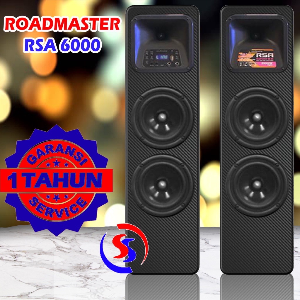 SPEAKER BLUETOOTH SUPER BASS ROADMASTER RSA 6200 GARANSI RESMI