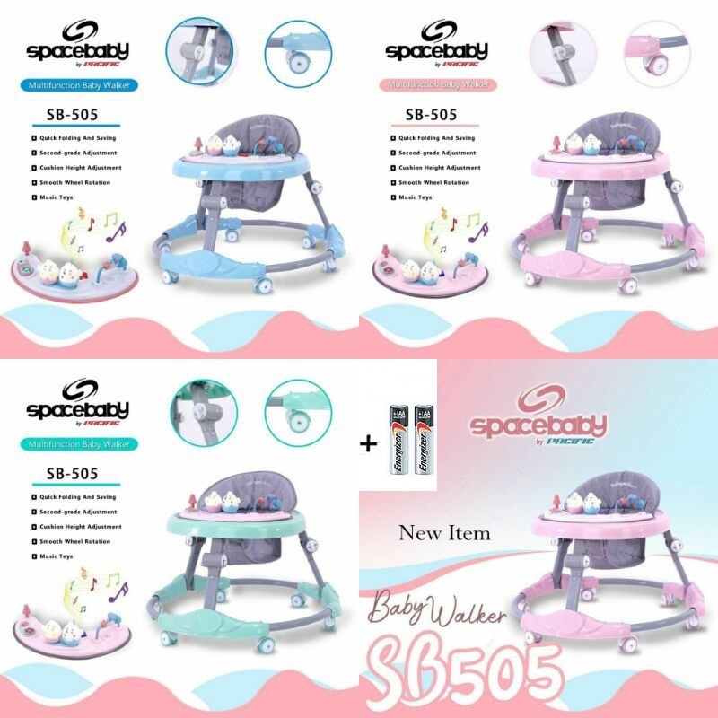 SPACE BABY Baby Walker SB 505 506 507 509 SPACEBABY [ * FREE PACKING DUS ALAS ]