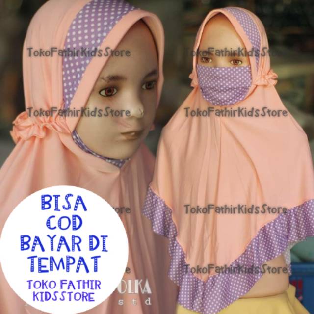 HIJAB KOP ANAK KOP(MASKER) TERBARU