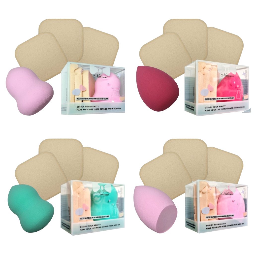 SPONS MAKE UP 4pcs - MAKE UP SPONGE - SPON BEDAK