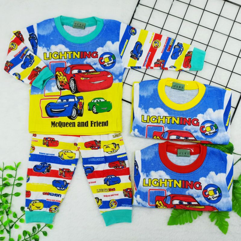 [Ss-4016] Piyama Bayi Newborn 0-6bulan, Pakaian Bayi, Baju Tidur Bayi