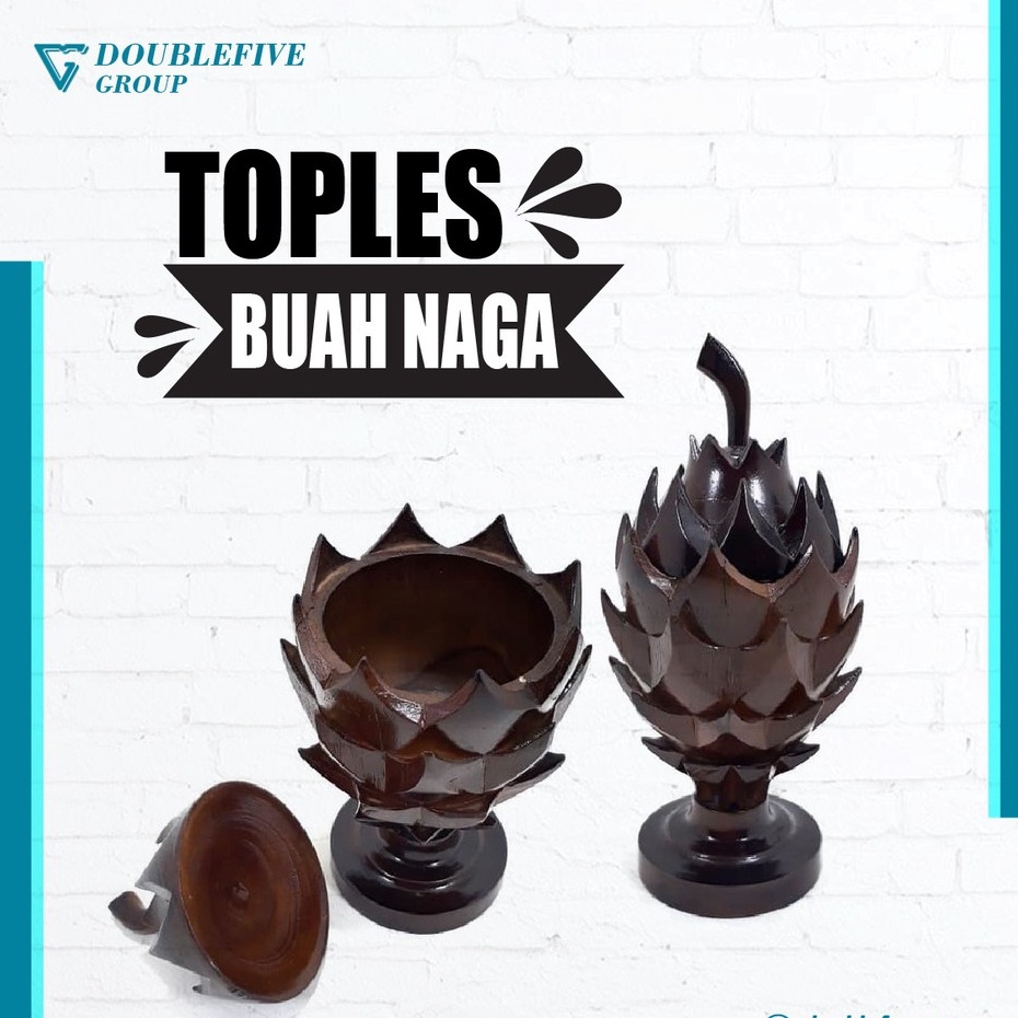 Toples Kue Toples Permen Kayu Jati Model Buah BUAH NAGA