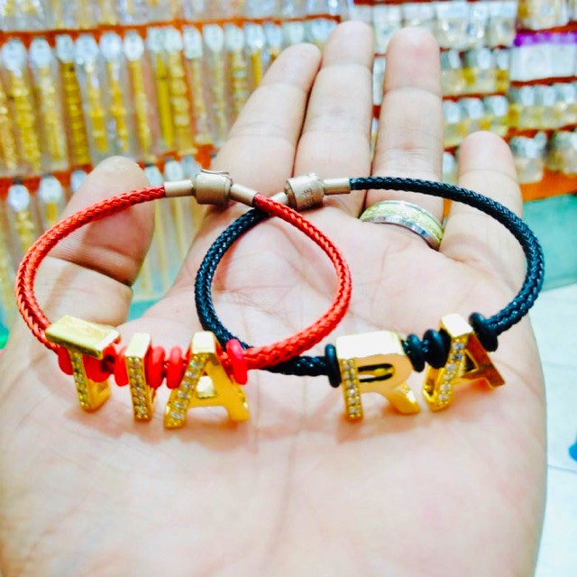 Gelangwanita gelang huruf gelang alphabet gelang inisial gelang nama gelang hongkong