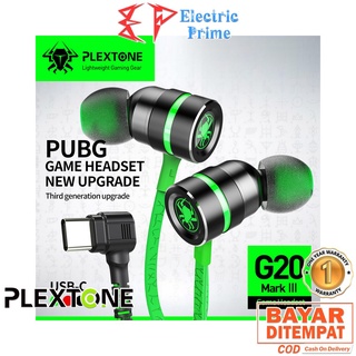 PLEXTONE G20 Type C Mark III Earphone Gaming Headset Gamer Mic Headphone Bass Import Original Brand