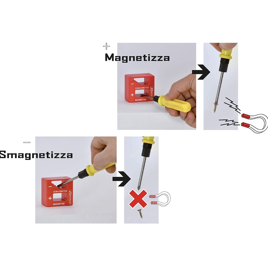 Magnetizer Demagnetizer Pemberi Penghilang Daya Magnet Obeng MURAH