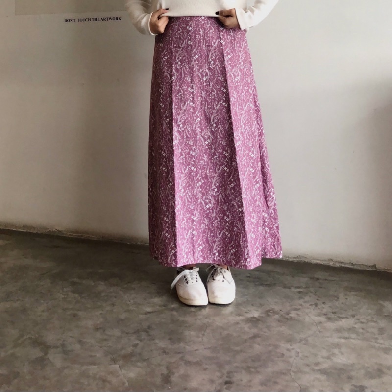 PURPLE Rosemary Skirt ESHAL with MaryamNurul