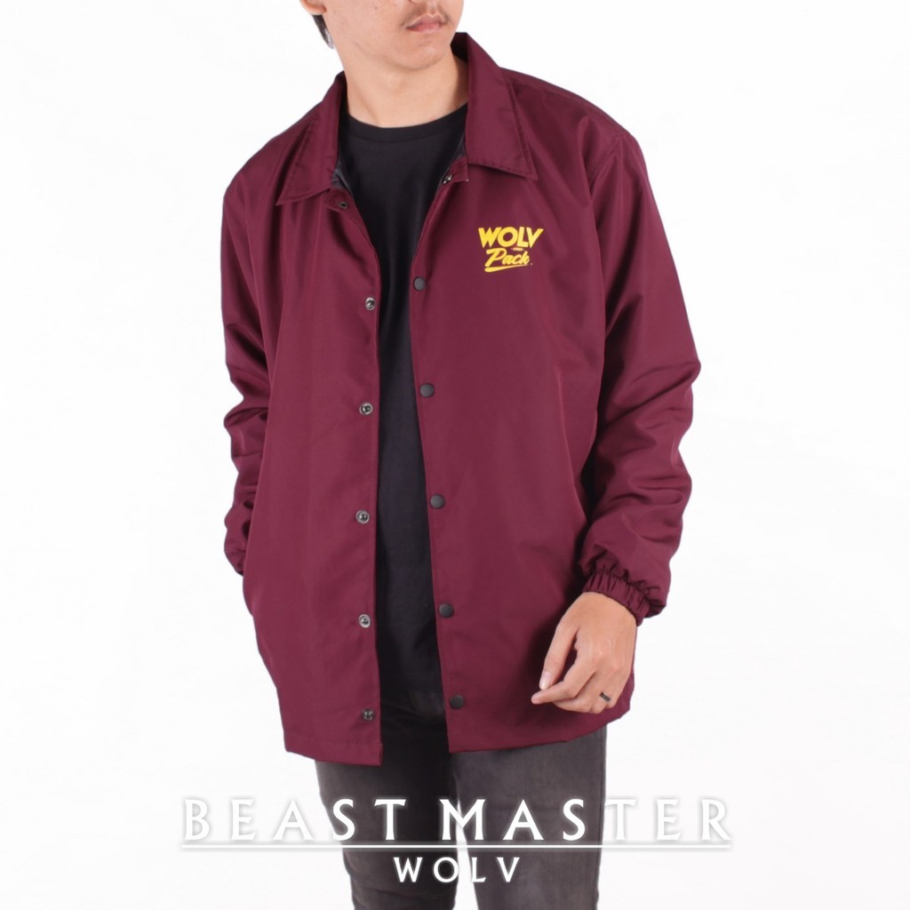 PACK jaket parasut coach wolv supply jaket unisex pria dan wanita