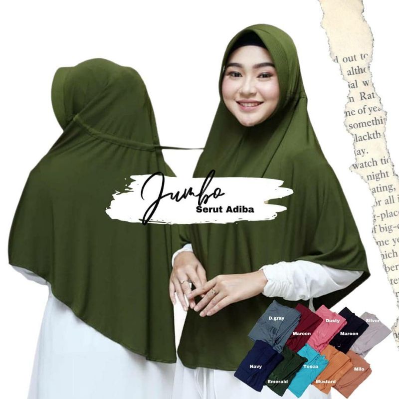 Jilbab Instan Serut Jumbo Murah Hijab Instan Jilbab Serut Polos Jumbo Jilbab Jersey Serut Talita