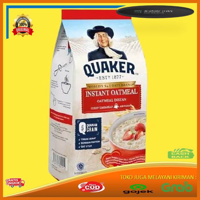 

Quaker Instant Oatmeal / Quacker Instan Oat Merah 800gr