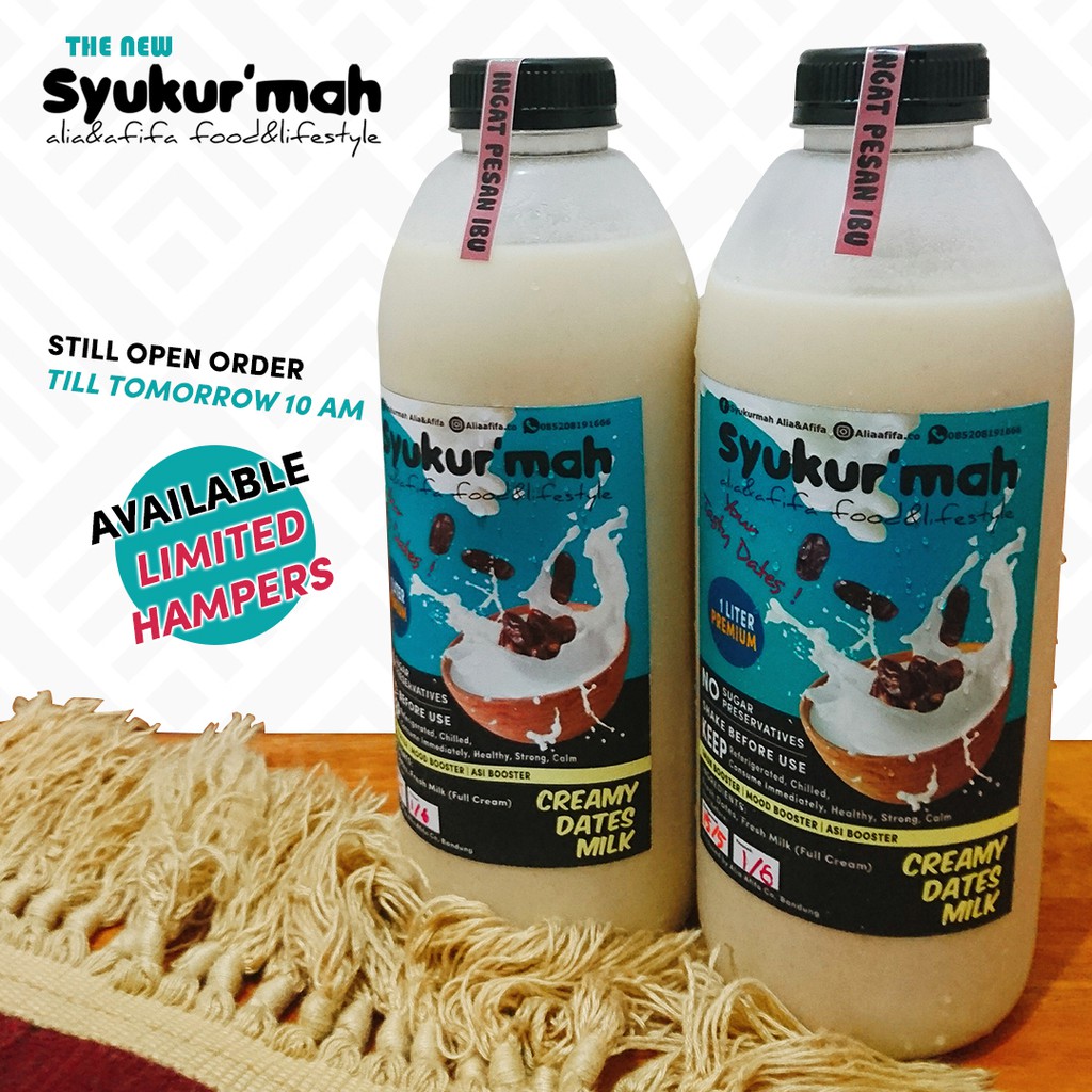 

Susu Kurma Full Cream 1 Liter (Creamy Dates Milk)