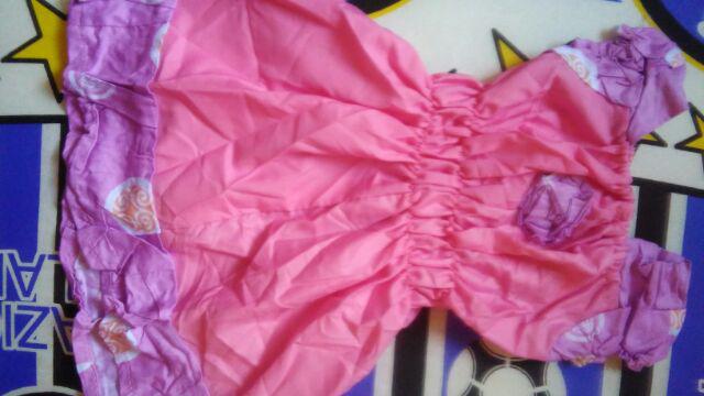 Daster Batik Bunga,dress Anak Motif Batik Murah, Grosir Batik Anak