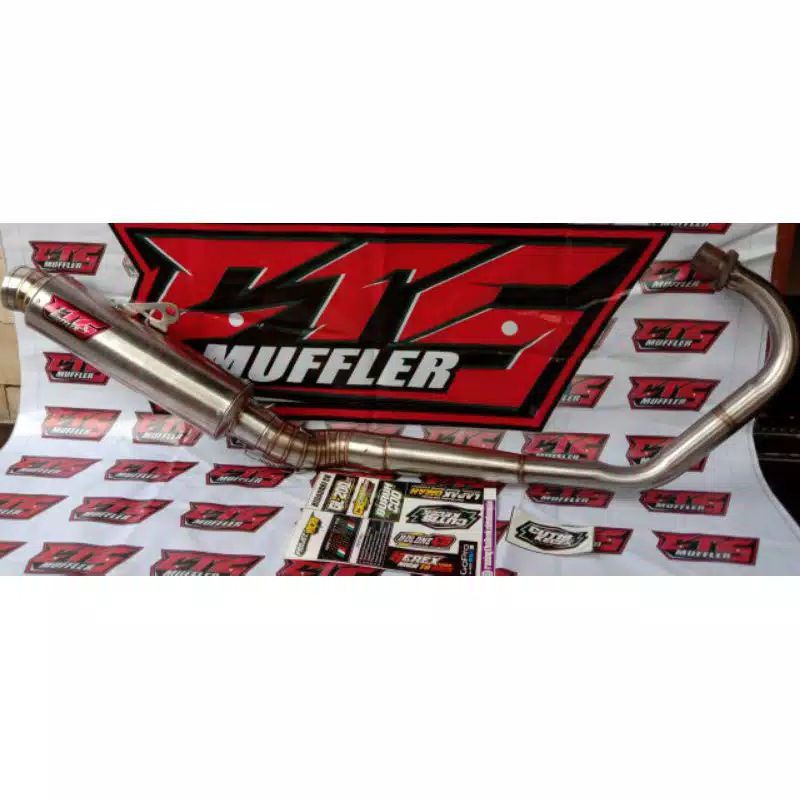 knalpot CTS Competisi leher paten Gl cb Tiger mp