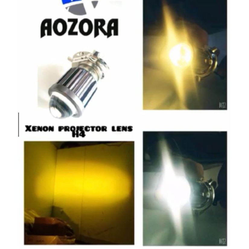 Bohlam/Lampu Depan Led Putih - Kuning Untuk Vixion old dan new,ninja RR ,CB150R dll