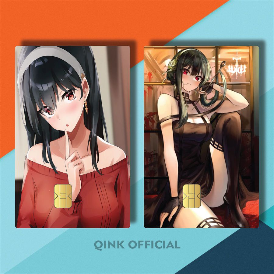 COVER KARTU SPY X FAMILY KARAKTER V5P9J/5BMWJ/ STIKER ATM ANIME SPY X FAMILY / ATM POPULER / GETO CA