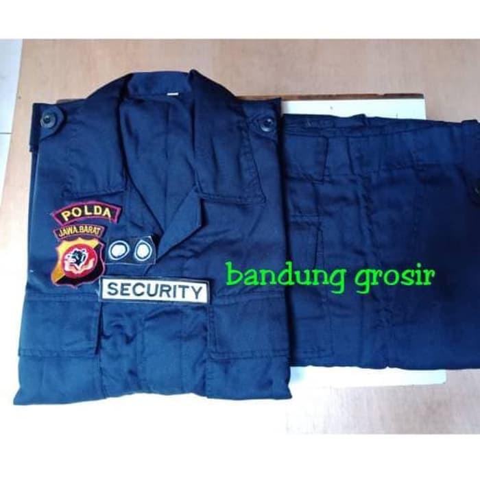 AJA      Seragam PDL Satpam Security Murah seragam pdl satpam security lapangan biru dongker