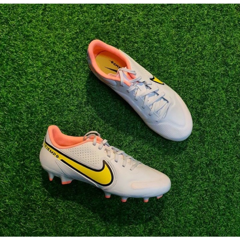 Sepatu Bola [TERBARU] - Nike Football Tiempo 9 Legend Academy FG Yellow Srike - Original 1000% BNIB 