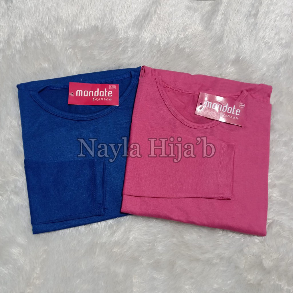 Baju Manset Oblong Size L,XL Mandate Manset Baju Kaos Mandate Termurah Nayla Hija'b