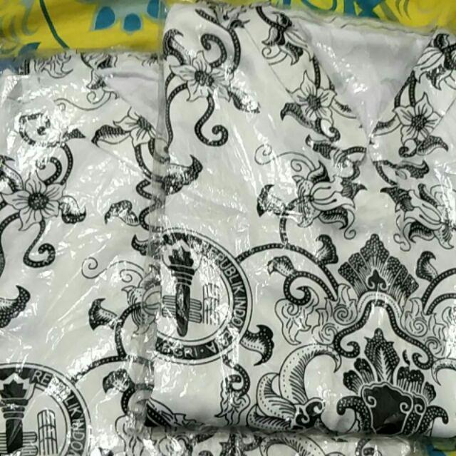 Baju Seragam Batik Pgri Sutra Sutera