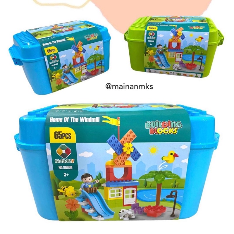 KIDSDEY BUILDING BLOCKS 65pc NO.80006