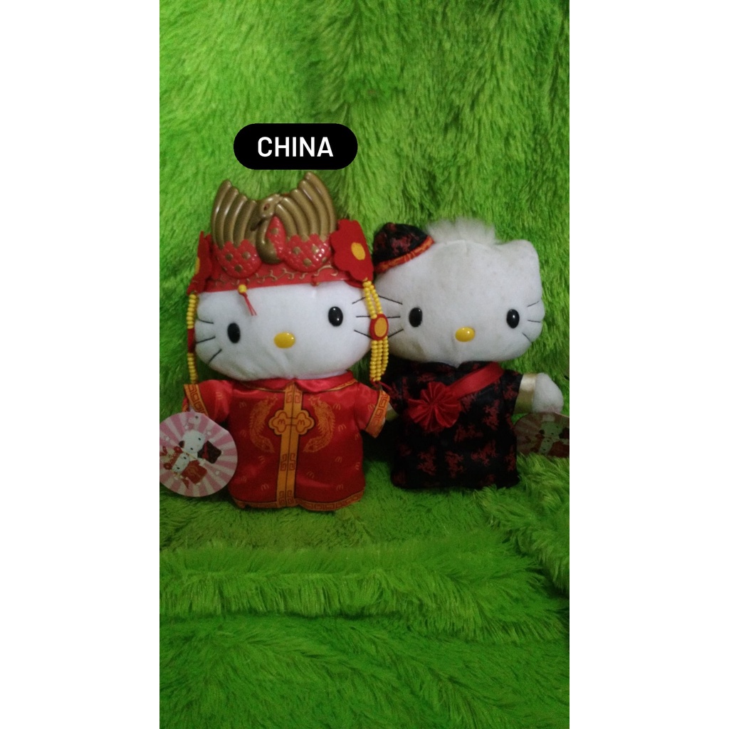 boneka hello kitty wedding