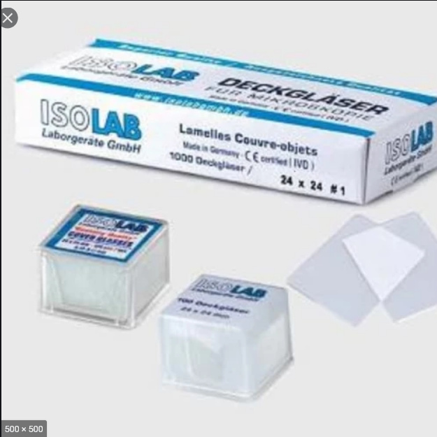 OneMed COVER GLASS / DEG GLASS 20x20mm isi 100