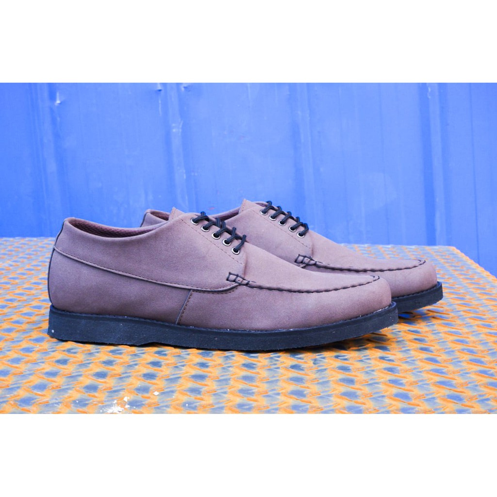 sepatu formal volkerfootwear / sepatu kantor / sepatu santai / garp coffe brown