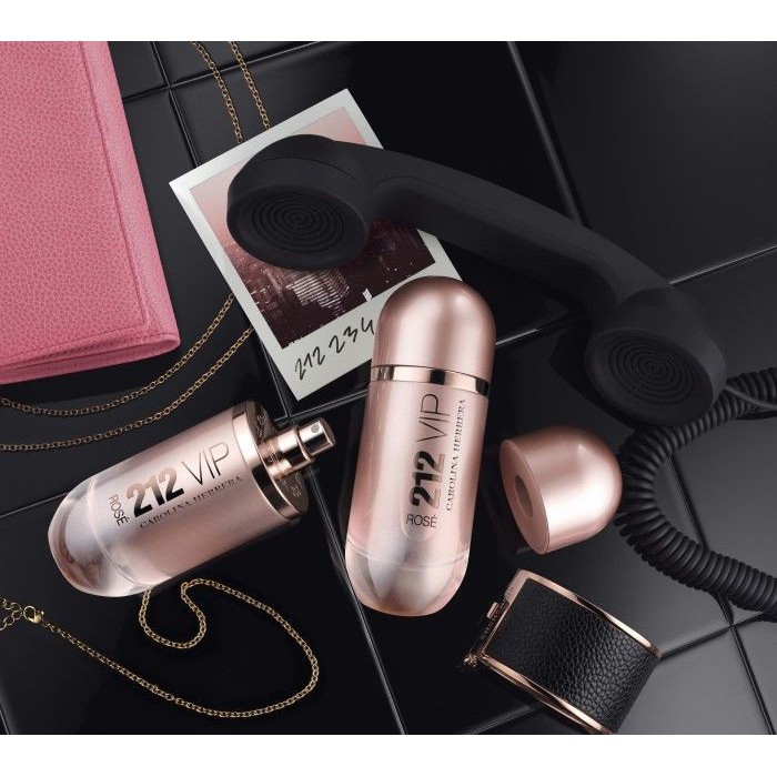 PARFUM WANITA 212 VIP ROSE ORIGINAL NON BOX